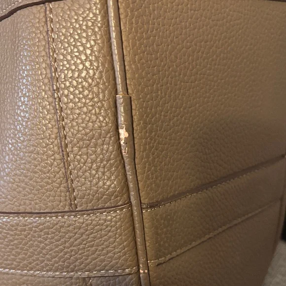 Brown Leather Tote Bag designer inspired - Picture 4 of 13